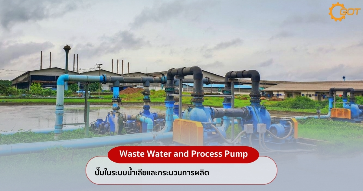 Waste Water and Process Pump/ปั๊มในระบบน้ำเสียและกระบวนการผลิต