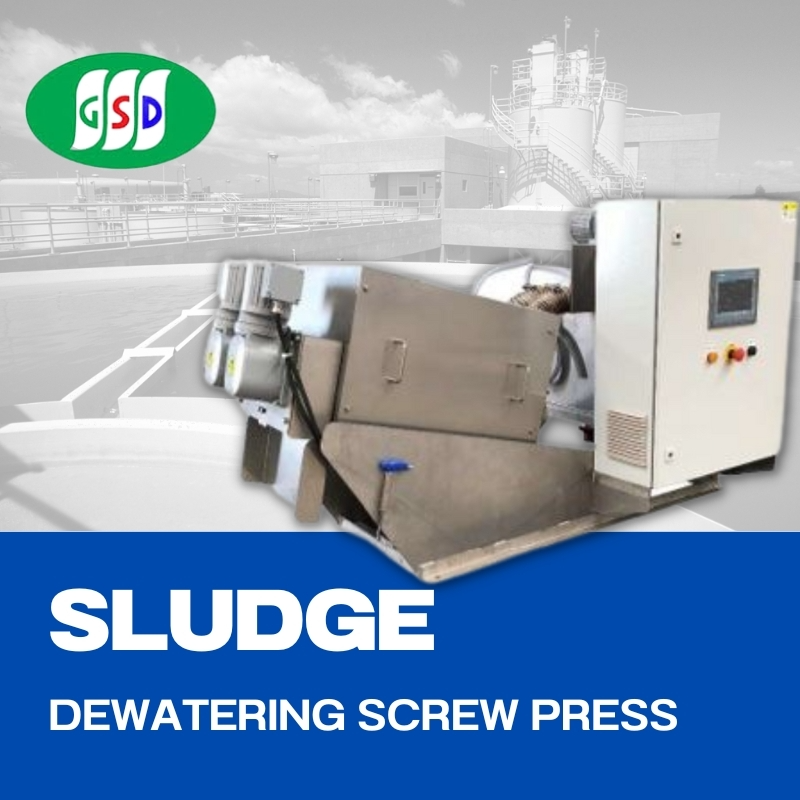 Sludge Dewatering Screw Press